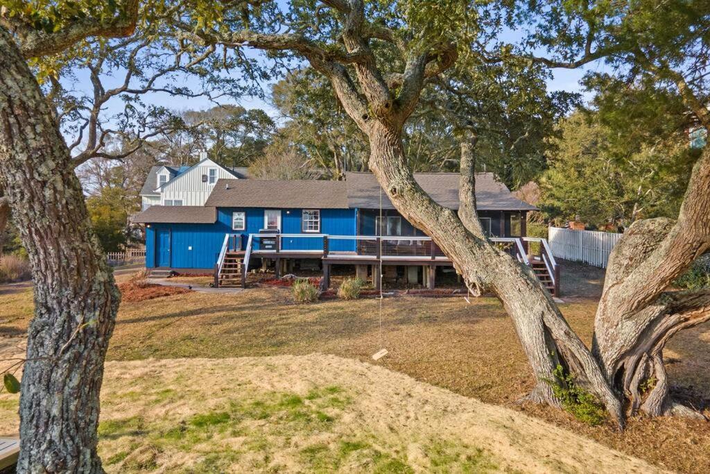 Dolphin Cove - Whole Waterfront House With Dock Villa Ocean Isle Beach Eksteriør billede